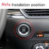 ABHD1 For Mazda 3 6 CX-3 CX-4 CX-5 CX4 CX5 Car Engine Start Stop Push Button Ignition Switch Cover Replace Auto Interior Accessories