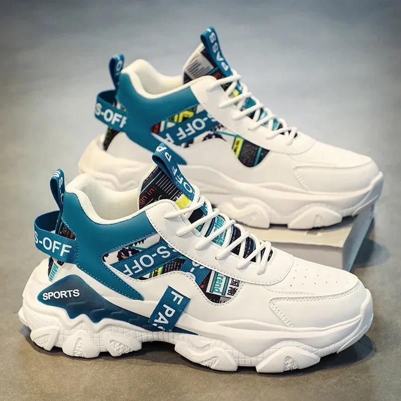 Fashion 2024 Men Comfortable Sneakers Breathable Running Shoes for Men Mesh Tenis Sport Shoes Waling Sneakers Platform Gear Step Shoes