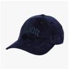 Ganni A6472 642 Logo Embroidery Corduroy Ball Cap