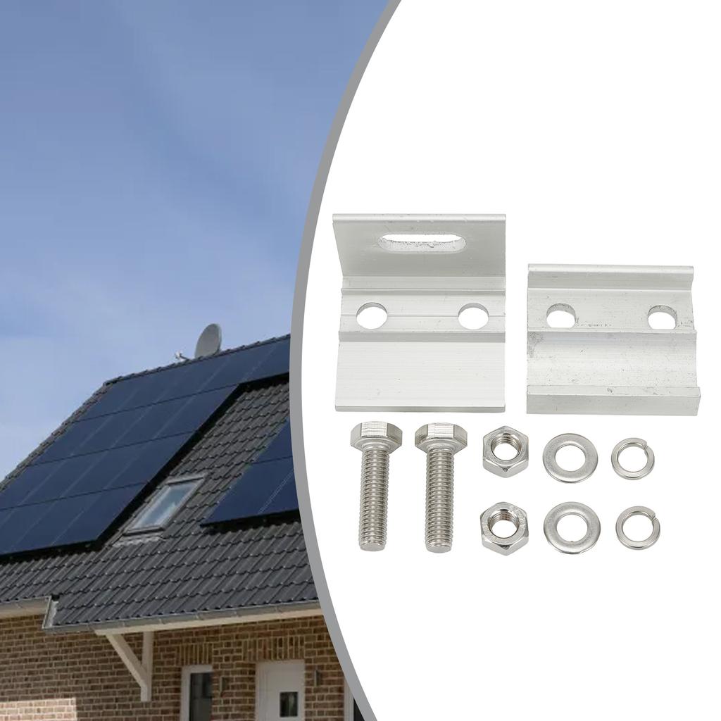 Metall-Dachklemmen für PV-Solarmodul-Montagesystem, Sichere Befestigung mit rautenförmigen Klemmen, Langlebigkeit garantiert CMCJ 014