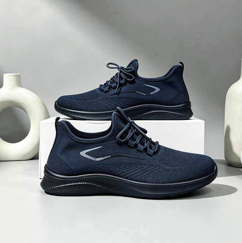 Men's Plus Size Mesh Breathable Sports Shoes: Lightweight, Non-slip, Wear-resistant, for Outdoor Spring/Summer Casual Wear.