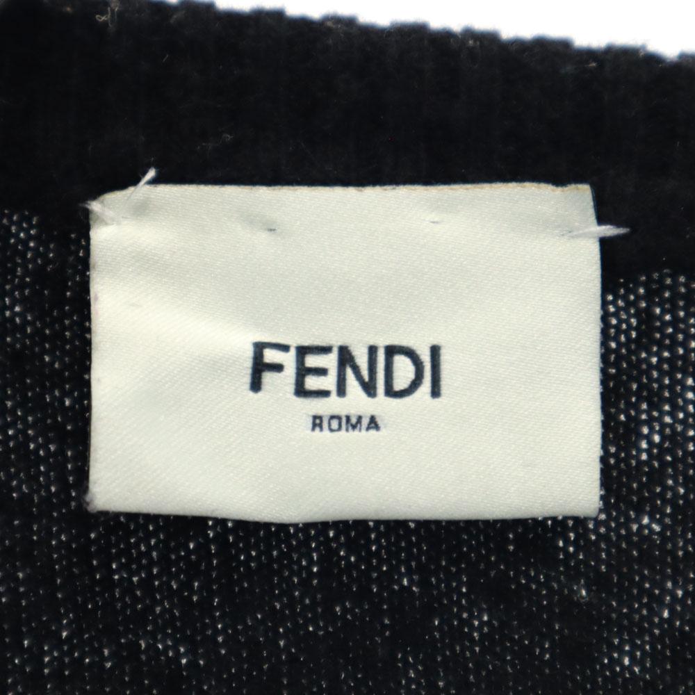 FENDI Made in Italy Wool Blend monster Long sleeve sweater 6/121 knit Kid's Used