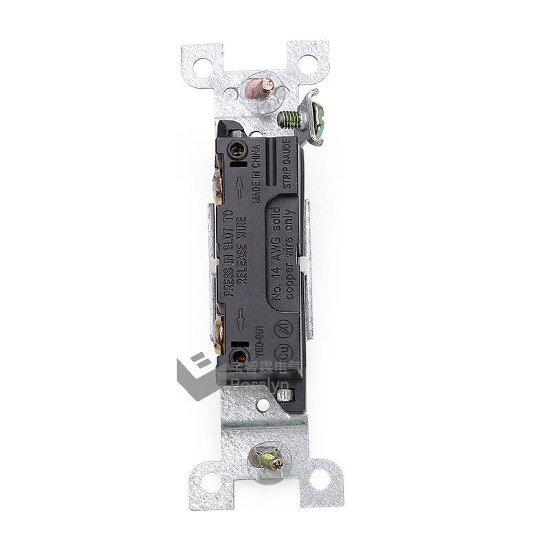 American Standard Single Control Rocker Light Switch for North & South America Household Wiring
