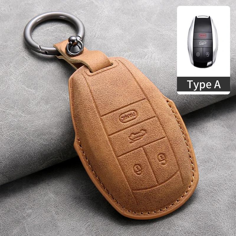 

Car Key Cover Shell Fob For Bentley Bentayga - 2Ahmv-Yk1 Leather Car Key Case Cover For Bentley