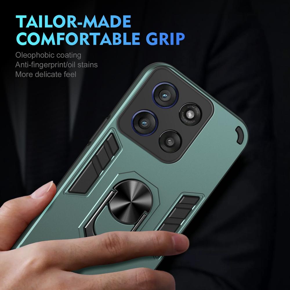 For Motorola Moto G56 5G Case Shockproof Armor Magnetic Holder Ring Case For Moto G56 G 56 MotoG56 Camera Lens Protect Cover