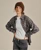 GREENBUTTER Classic Check Shirt (Charcoal/Blue)