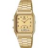Vintage Series Ana Digi Quartz Watch Aq 230ga 9bmq Unisex Dual Time Gold