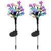 Cross-Border LED Solar Cherry Blossom Firework Lights for Garden and Courtyard Decoration