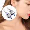 1 Pair Bohemia Style Tassel Earrings Women Waterdrop Pendant Dangling Earring Girls Ethnic Ear Jewelry