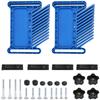1Pc Blue Feather Board 16.5*13*1.4cm Woodworking Feather Table Workbench DIY Extension Flip Board For Handmaking Accessories