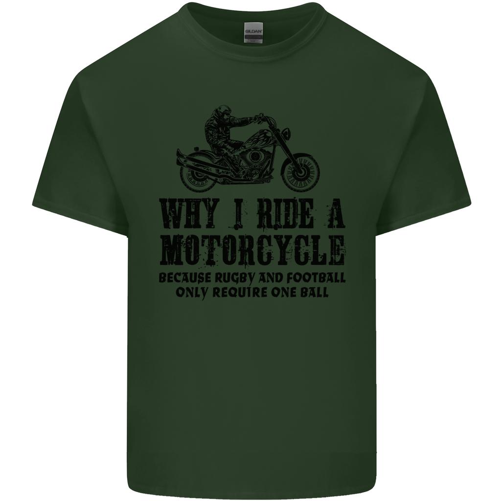 Why I Ride a Motorcycle Biker Funny Bike Unisexs Light Cotton TShirt
