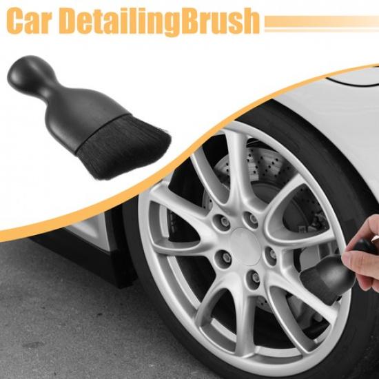 1pcs Car Interior Dust Brush Soft Bristles Detailing Brush Dusting Tool Black
