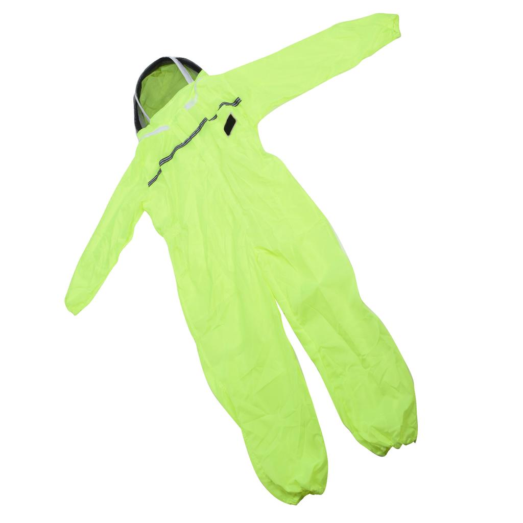 Beekeeping Suit Fluorescent Green One Piece Zipper Design Breathable Beekeeper Clothing