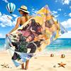 Akaza Demon Slayer Beach Towel Quick Dry Soft MicrofiberSand Resistant Oversized Cabana Bath Sheet for Swimming Pool Travel Gift