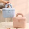 Waterproof Women's Cosmetic Bag Handheld Cosmetic Case Portable Travel Toiletry Bag  Girls