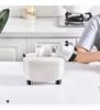 Telescopic Tissue Box with Toothpick Holder Cartoon Animal Napkin Box Plastic Rectangular Paper Hold