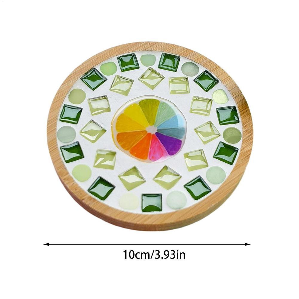 

Сделай сам Смешанные цвета Детская мозаика Поддон для горшка с суккулентами Мозаичная подставка для подарка детям Мозаичная плитка