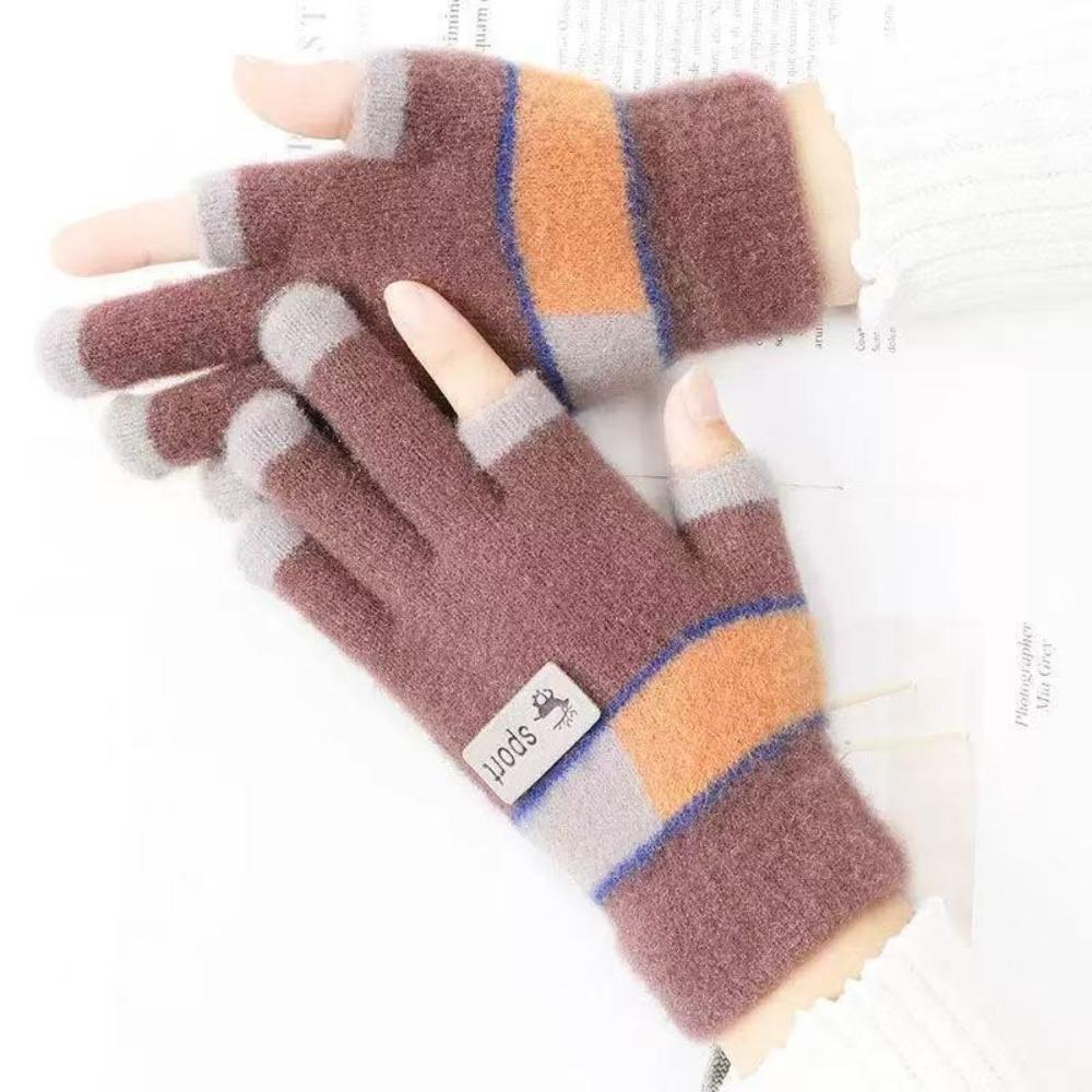 6-13Years Old Coldproof Children Mittens Windproof Baby Gloves Kids Winter Gloves Baby Boys Girls
