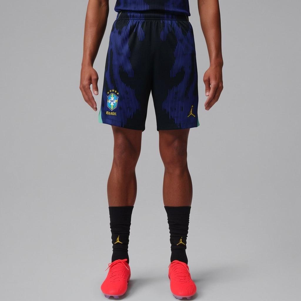 Jordan Dri-FIT 2026 Season Brazil Away Fan Version Quick-Dry Sports Football Pants Men bottoms IU1073-417