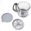 Handheld Semi-Automatic Flour Sieve - Baking Tool & Mesh Filter