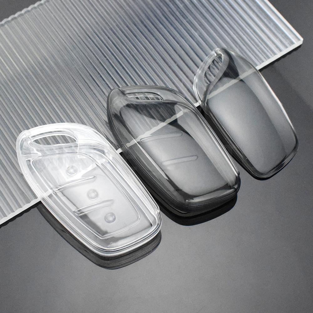 3 Buttons Transparent Fob Key Cover Case For MG 4 2023 Mg4 Ev MG HS GT ZS EV ZX MG5 MG6 for Roewe RX3 RX5 RX8 ERX5 I6 I5