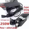 מנוע מכונת תפירה חשמלי בסגנון וינטג' 250W עם דוושת רגל 180W, חוט נחושת מלא, לתפירת בגדים ביתית.