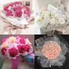 28cmx4yard Flower Wrapping Paper Pearl Wave Yarn Flower Packaging Lace Mesh Florist Handmade Bouquet Gift Packaging Supply Decor