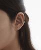 Lovetrix Silver 925 Mini Ribbon Earring