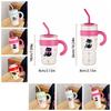 Stainless Steel Cat Thermos Cup Portable Coffee Mug Fashion Insulation Cup  Office