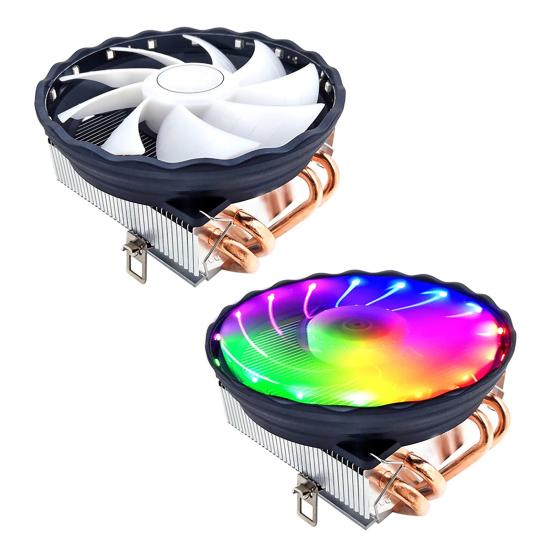 CPU Cooling Fan for LGA 2011/1200/1150 4 Heat Pipes RGB PWM Temperature