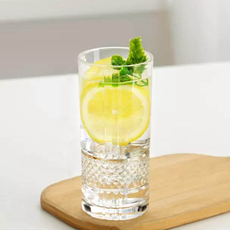 Coffee Cups Transparent Diamond Painting Wine Glass Juice Milk Tea Household Whiskey Cocktail Drinking Glass Drinkware for Party