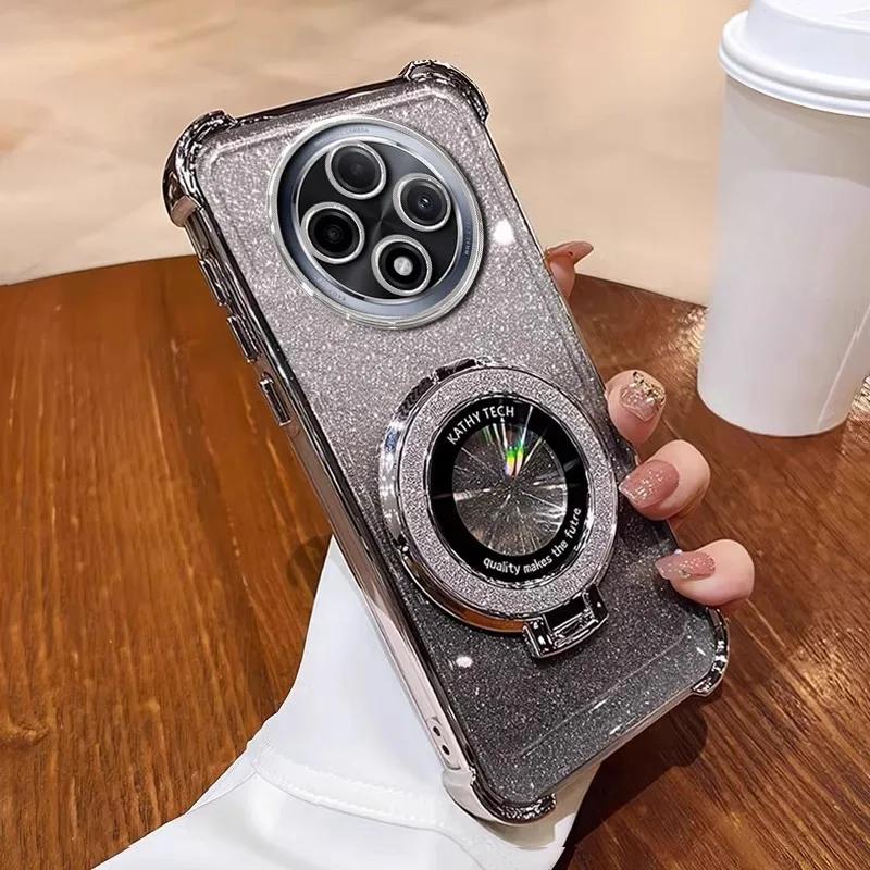 Luxus Glitzer Halterung Hülle Für OPPO A16 A17 A53 A57 A58 A74 A78 Reno11F 11 11Pro 10 10Pro 13F 13 13Pro Hülle Für Reno12F Hülle