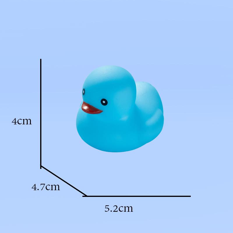 Hong Kong Edition Colorful Bath Squeak Little Yellow Duck Toy Set