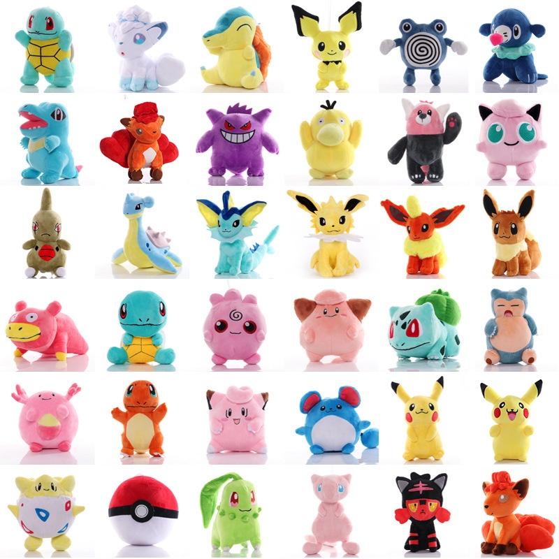 40style Pikachues Anime Charmander Eevee Image Toys Cartoon Plush Doll