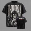 2026 Hot Sale Manga BLEACH Ulquiorra Cifer Printed Tee Men Women Short Sleeve Clothing Washed Cotton T-shirt Casual T Shirt Harajuku Tshirt