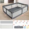BQKOZFIN Baby Circle Rectangular Compact with Door Large Playpen Baby Playpen Suction Cup Mesh Type Washable Storage Bag Included Indoor and Outdoor