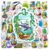 50PCS Cute Small Animal In The Bottles World Waterproof Graffiti Stickers for Helmet Bicycle Hand Account Pencil Case Decals