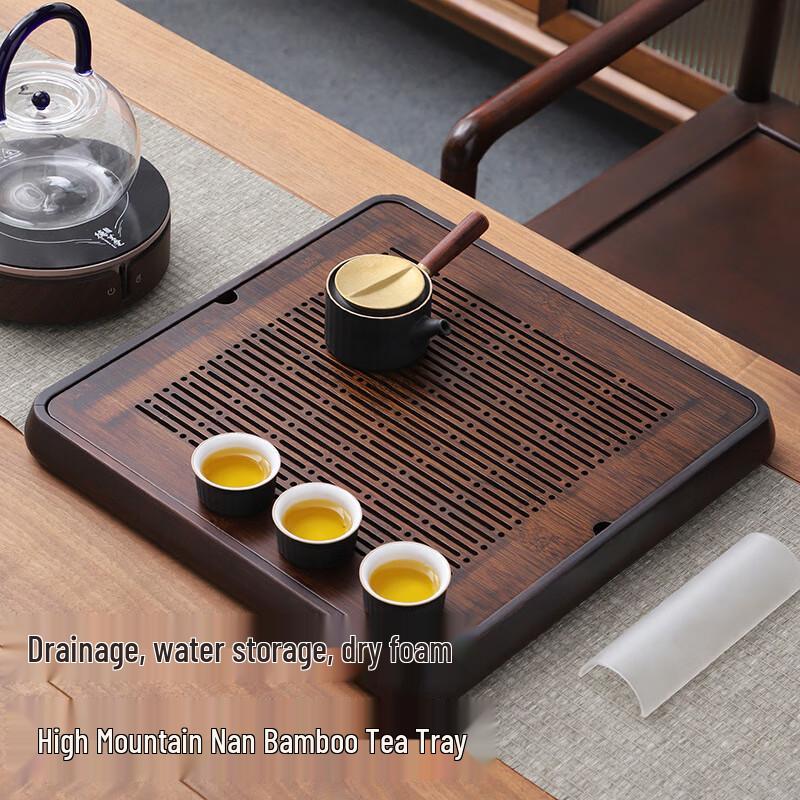 Jialang Large Square Bamboo Kung Fu Tea Tray