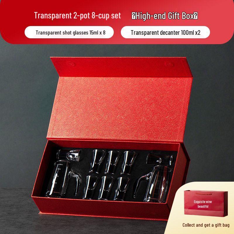 Qiuqiao Chinese Crystal Baijiu Glassware Set