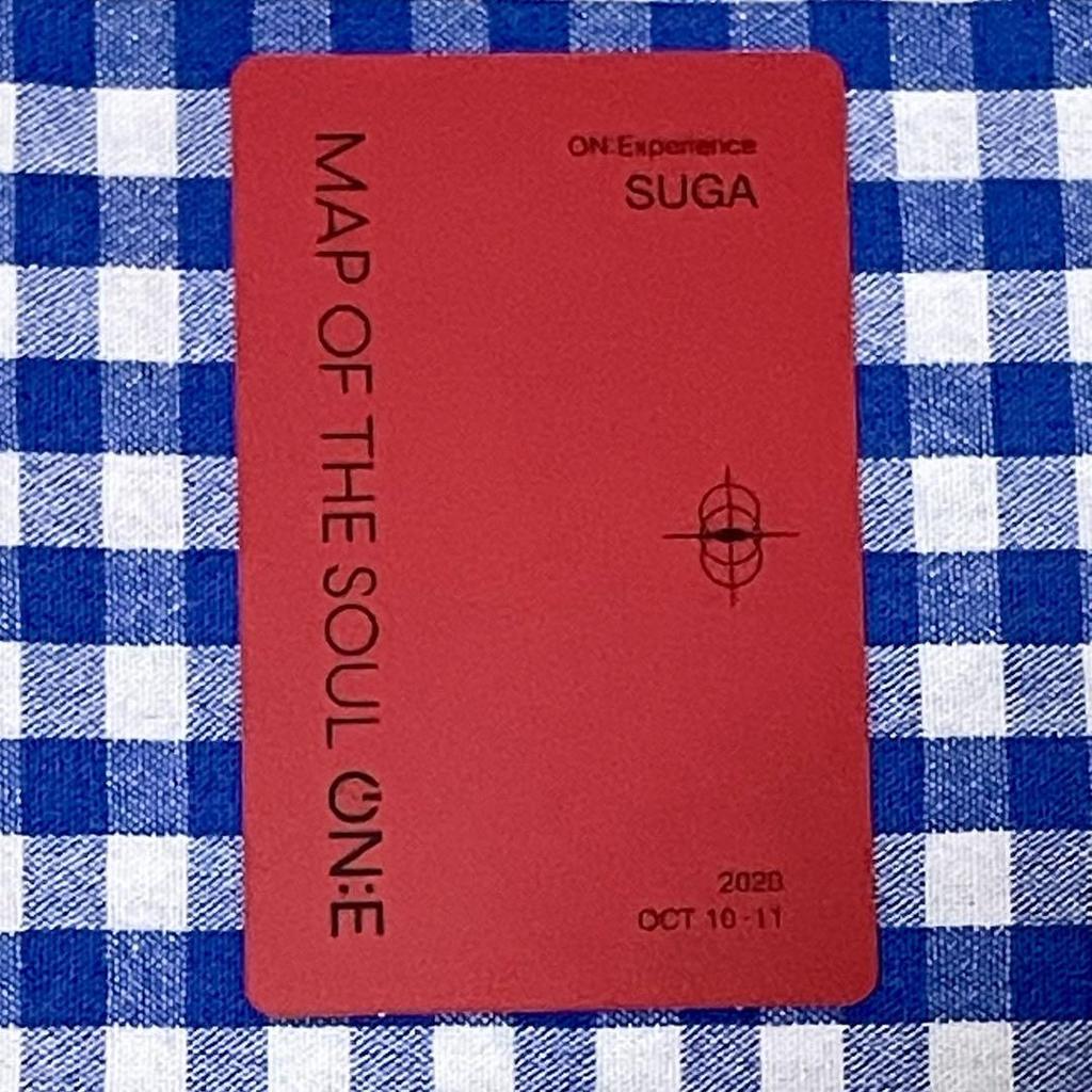 [USED] Official BTS ON:E Blu-ray Trading Cards Yoongi & Suga