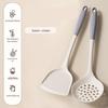 Baijie Food-Grade Silicone Spatula & Slotted Spoon Set