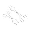 Pince à creuset professionnelle en acier inoxydable 19/24/29 cm, support de pince à fusion de graphite, pinces à bécher chromées pour saisir