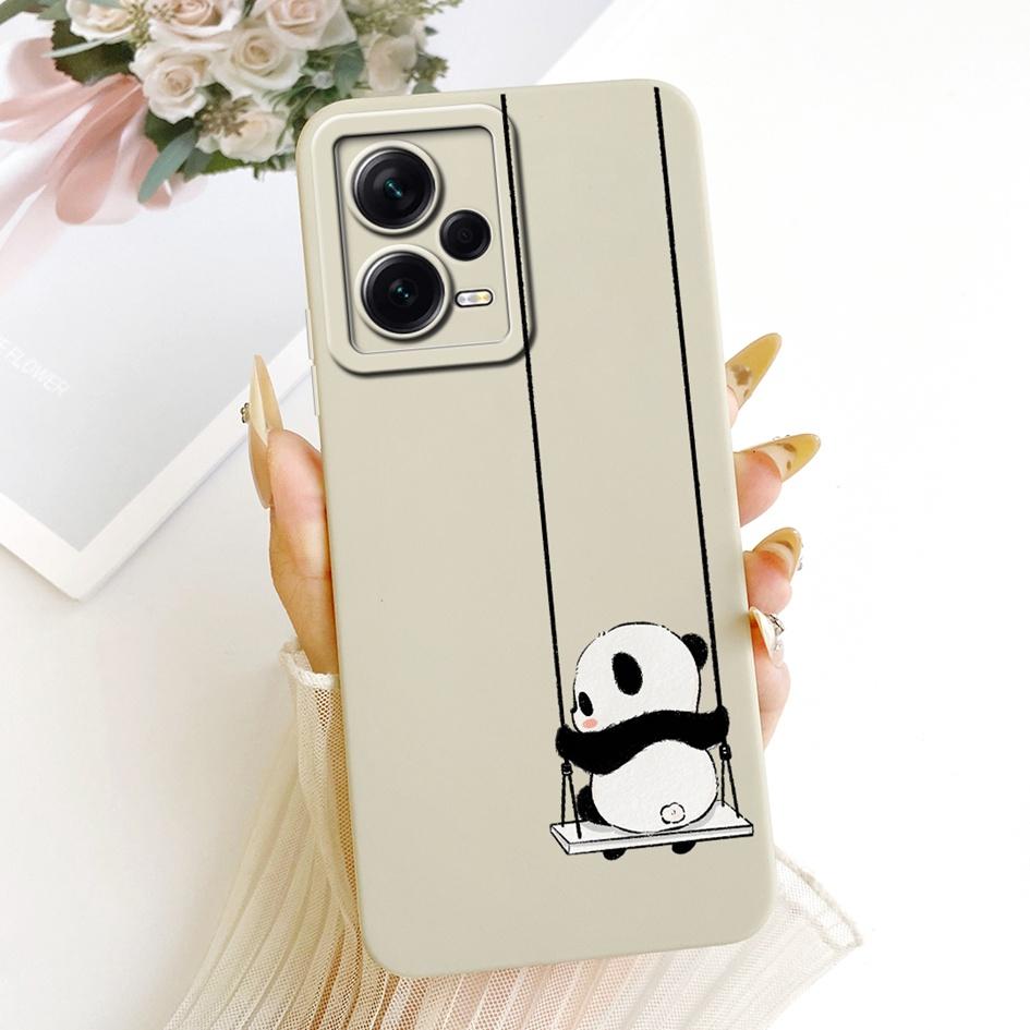 For Xiaomi Redmi Note 12 Pro Plus Case Popular Flower Soft Liquid Silicone Shockproof Cover For Redmi Note 12 Pro Note12 5G Case