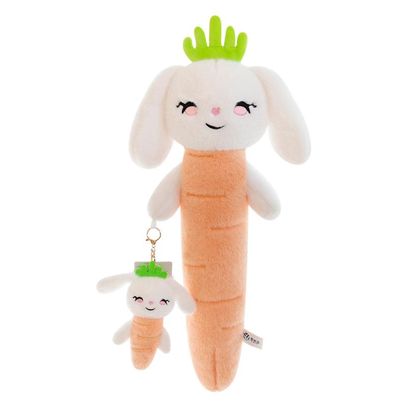 Cute Radish Rabbit Plush Toys Toys for Best Friends Birthday Gifts for Girls Backpack Pendants Sleeping Long Pillows