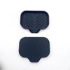 Non-Slip Silicone Soap Dish and Draining Mat for Kitchen & Bathroom
