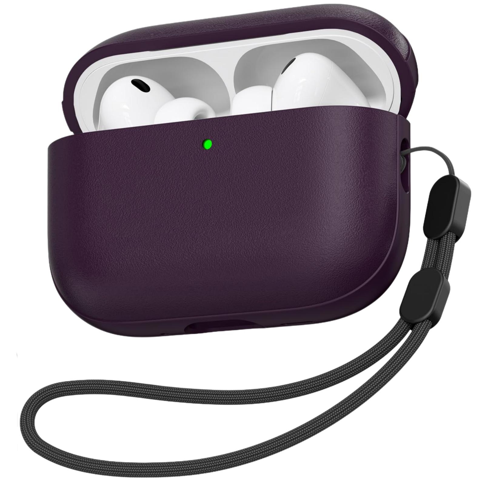 

Case for AirPods Pro 3 (2025) Game Console Design Shockproof Protective Cover with Lanyard for Apple AirPod Pro 3rd Generation for AirPods Pro 3 фіолетовий