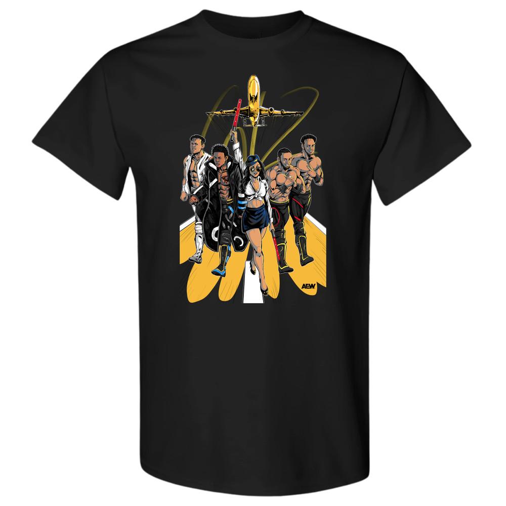 Top Flight  Coast to Coast AEW Official TShirt Unisex T-Shirt XXXL