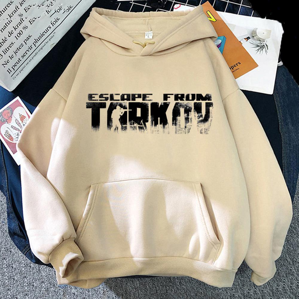Escape From Tarkov Shooting Game Hoodie 2025 New High Quality Casual Sweatshirt Fleece Clothes Unisex Punk with Pocket Hoody
