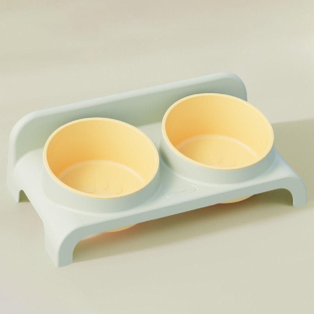 Non-Slip Elevated Pet Feeder Bowl 15 ° Slant Pet Water Feeder Container  Dog Accessories