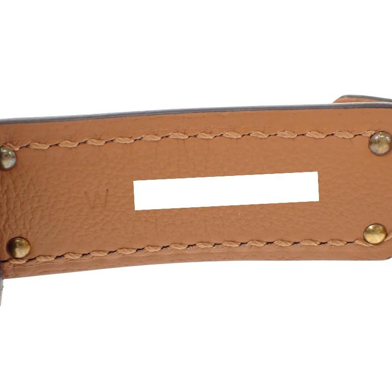 HERMES H069853CD01 cinturón blanco Epsom Mujer